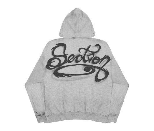 WAFFLE SCRIPT ZIP-UP