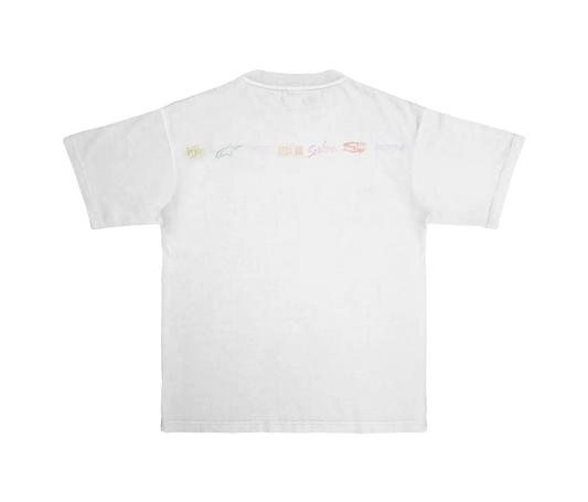7LOGO TEE (WASHED WHITE)