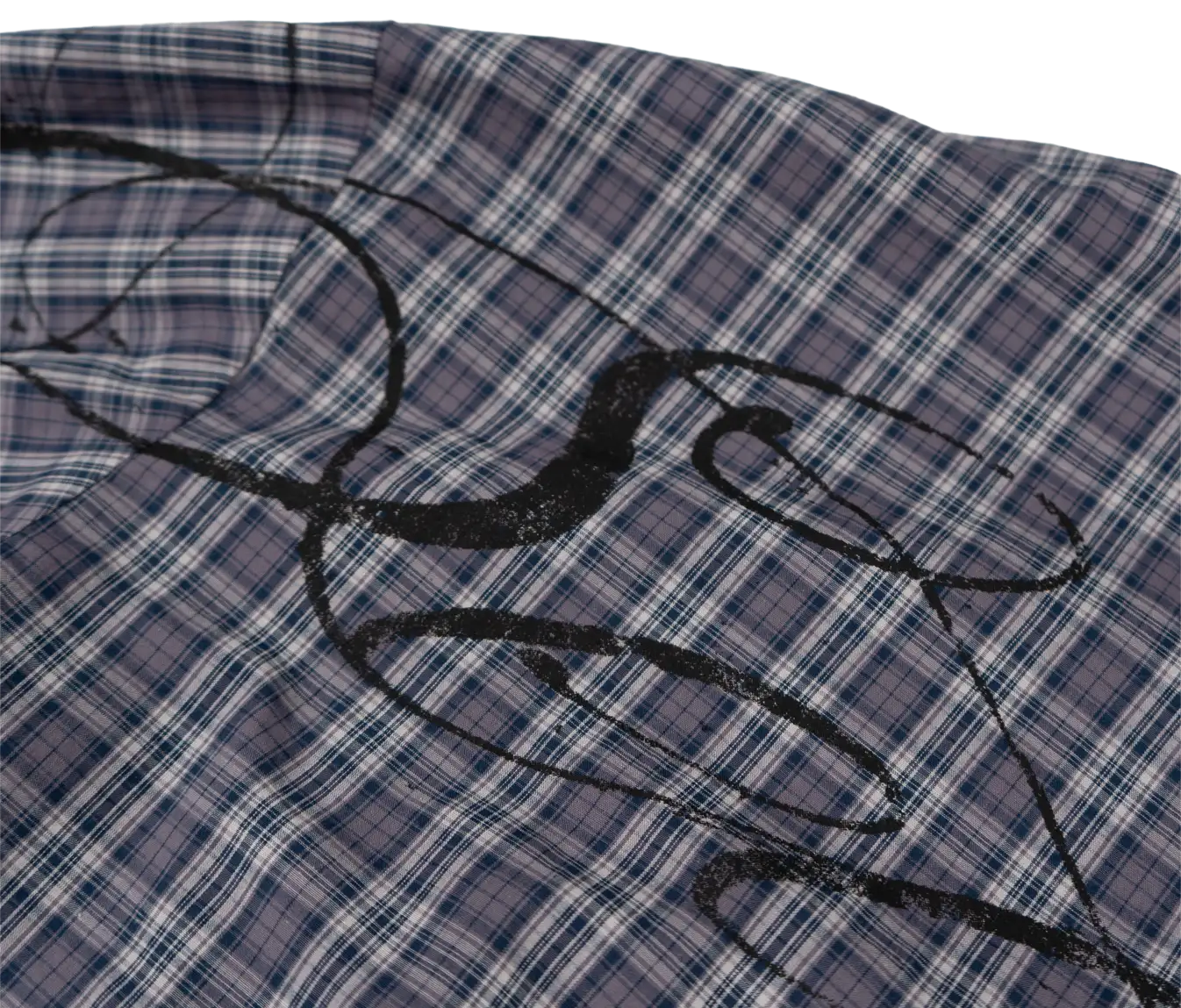 AGED SCRIPT REVERSIBLE ZIP-UP (NAVY/PLAID)