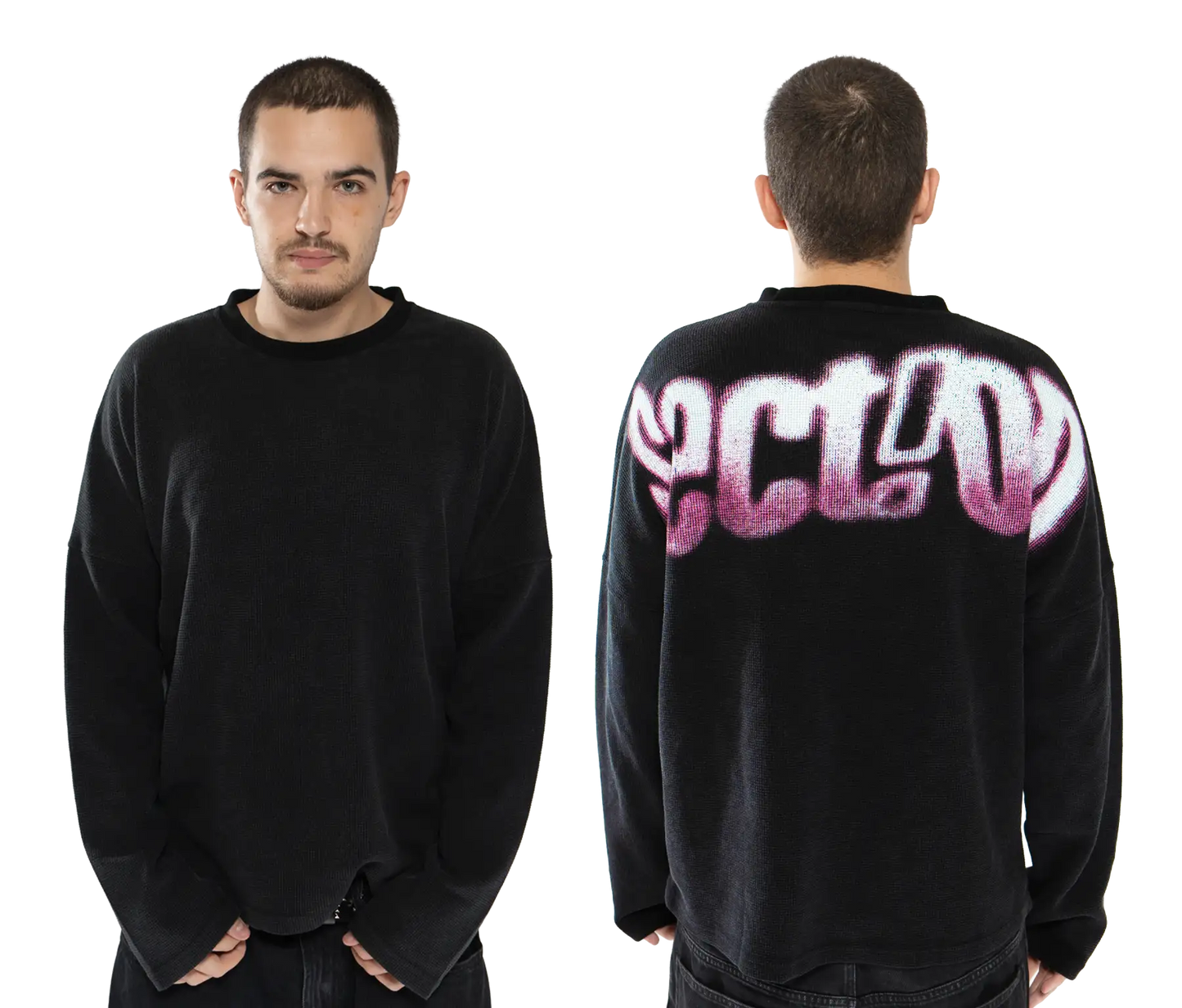 MELTED LOGO LIGHTWEIGHT  THERMAL (WASHED BLACK)