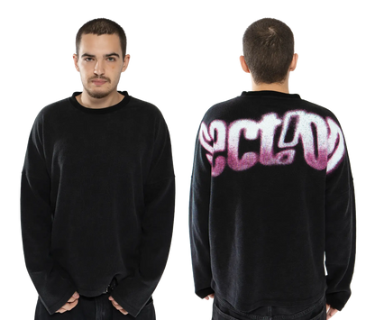 MELTED LOGO LIGHTWEIGHT  THERMAL (WASHED BLACK)