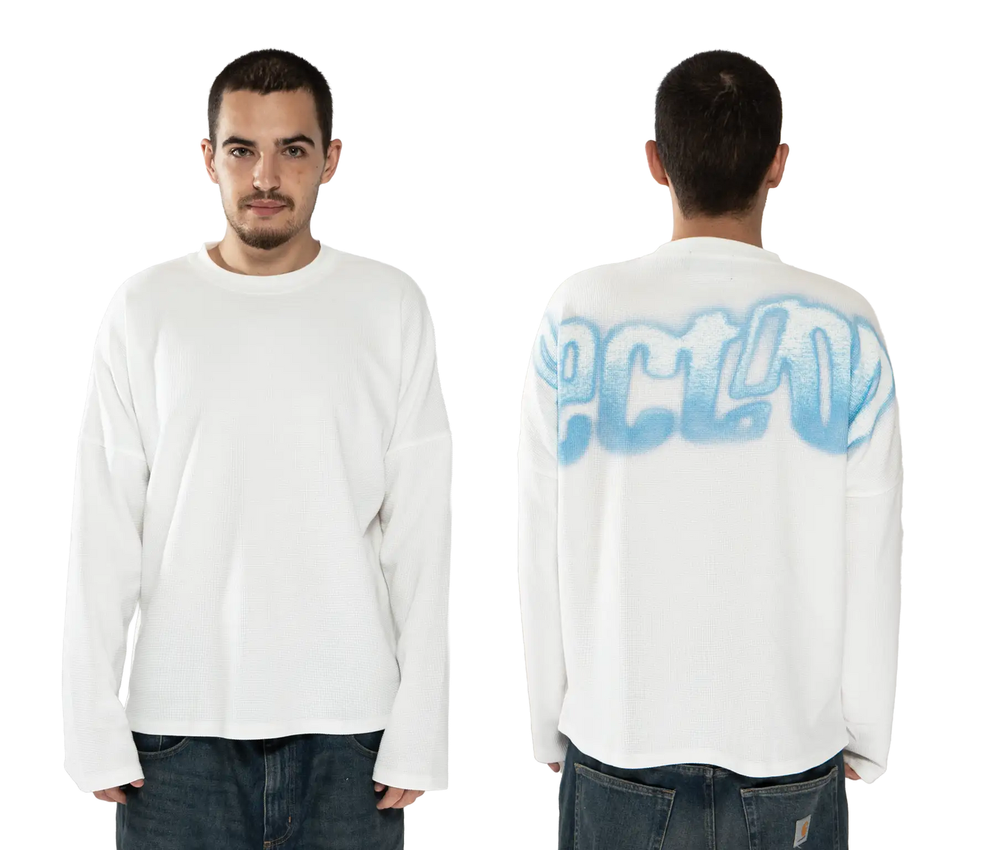 MELTED LOGO LIGHTWEIGHT THERMAL (WHITE)