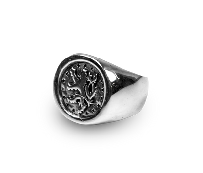 LION SILVER RING