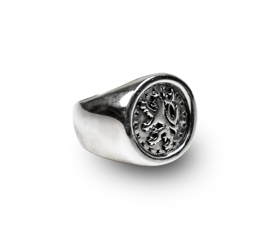 LION SILVER RING