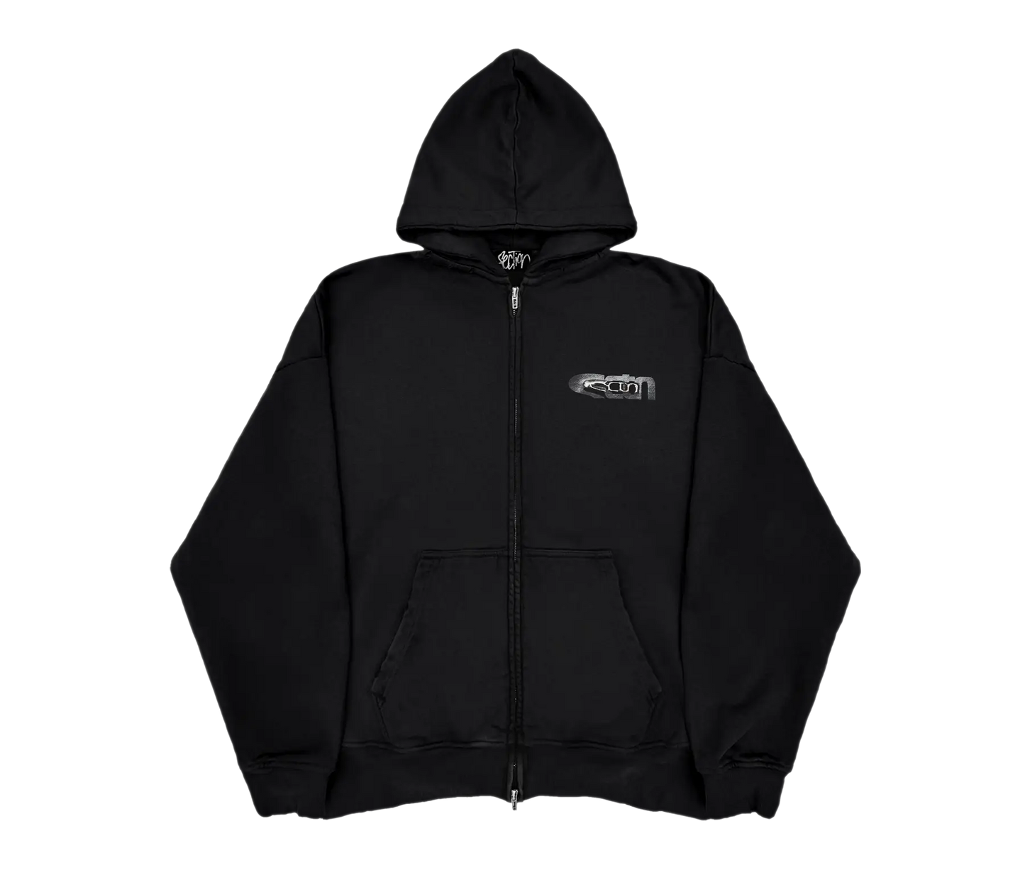 EVERYDAY METAL ZIP-UP BLACK