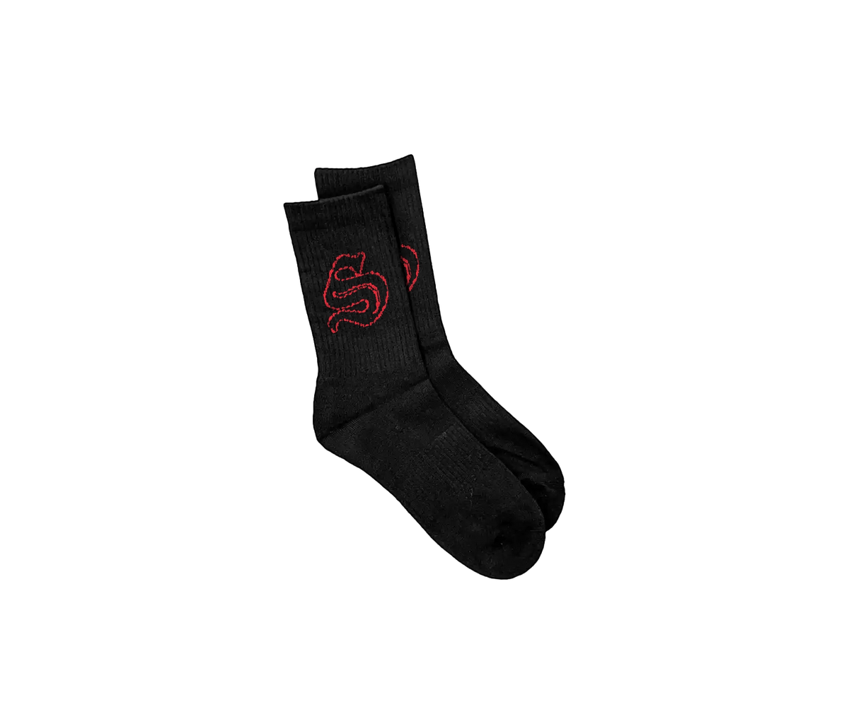 UNIVERSITY SOCKS (BLACK/WHITE)