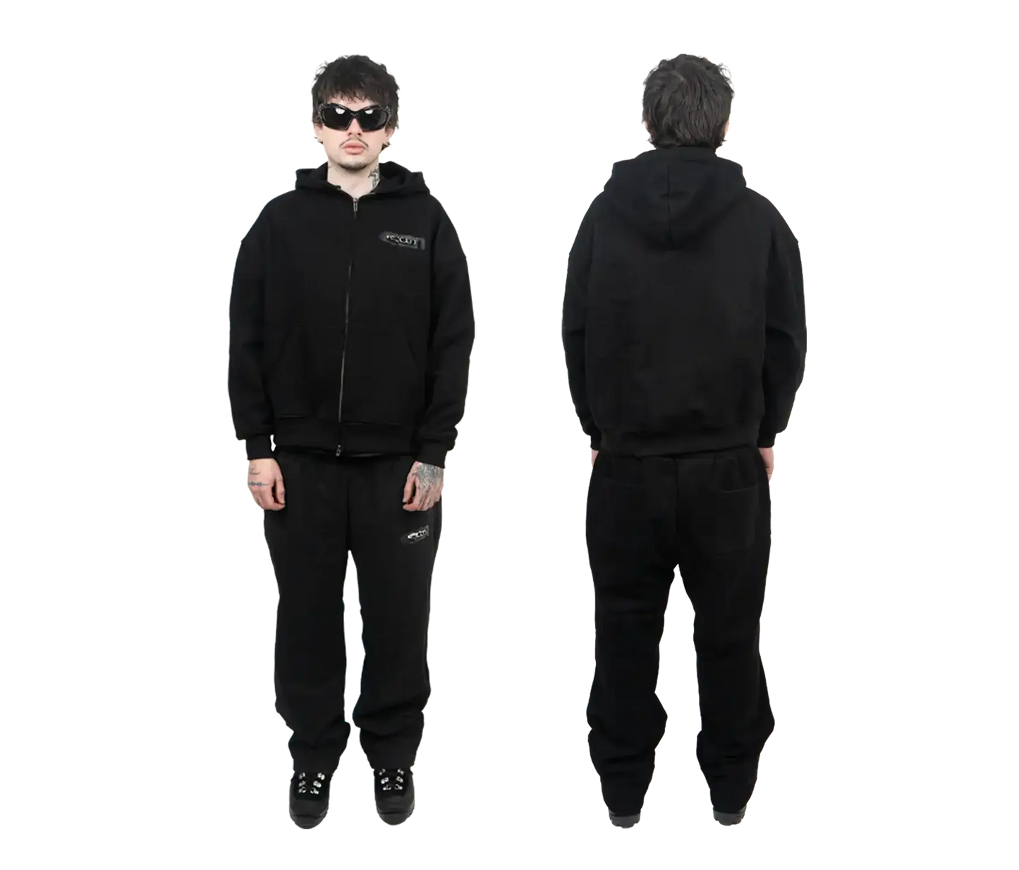 EVERYDAY METAL ZIP-UP BLACK