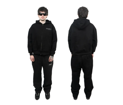 EVERYDAY METAL ZIP-UP BLACK