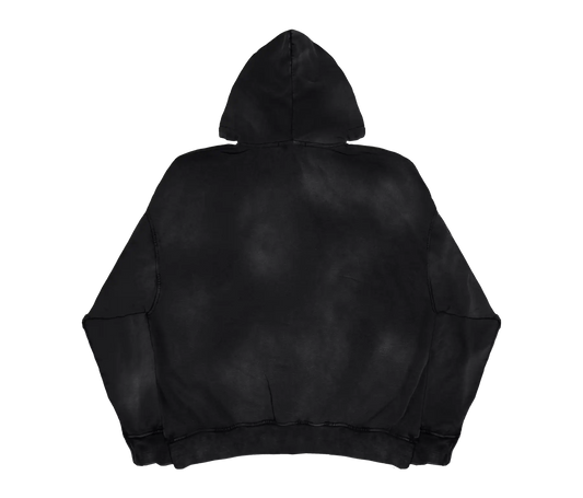 PRESSURE ZIP-UP (WASHED BLACK)