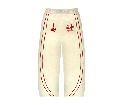 CROWNED SWEATPANTS CREAM