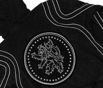 CROWNED ZIP-UP BLACK