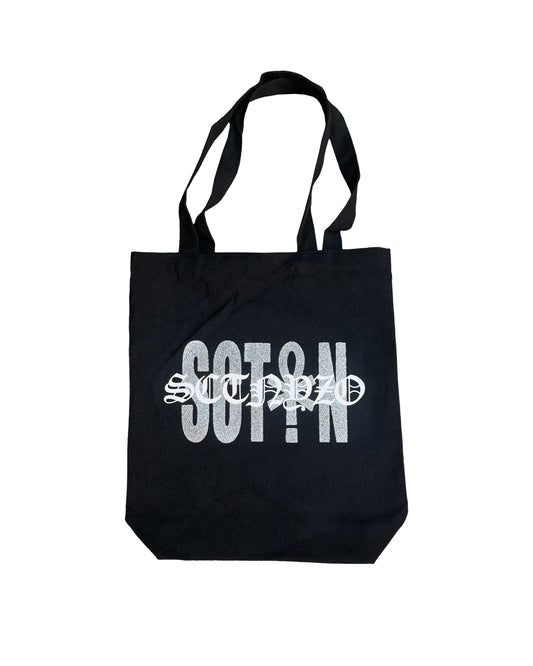 GLITTER LOGO TOTE BAG