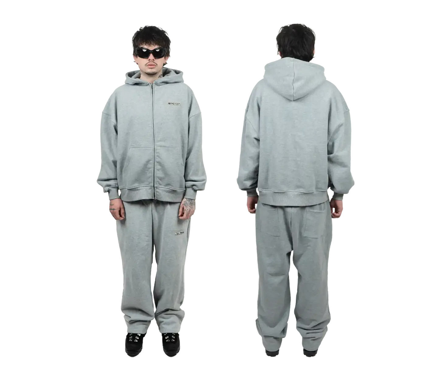 EVERYDAY METAL ZIP-UP GREY