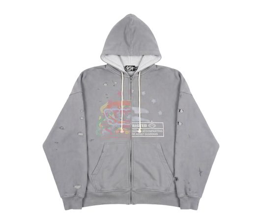 CELEBRATION ZIP-UP (WASHED GREY)