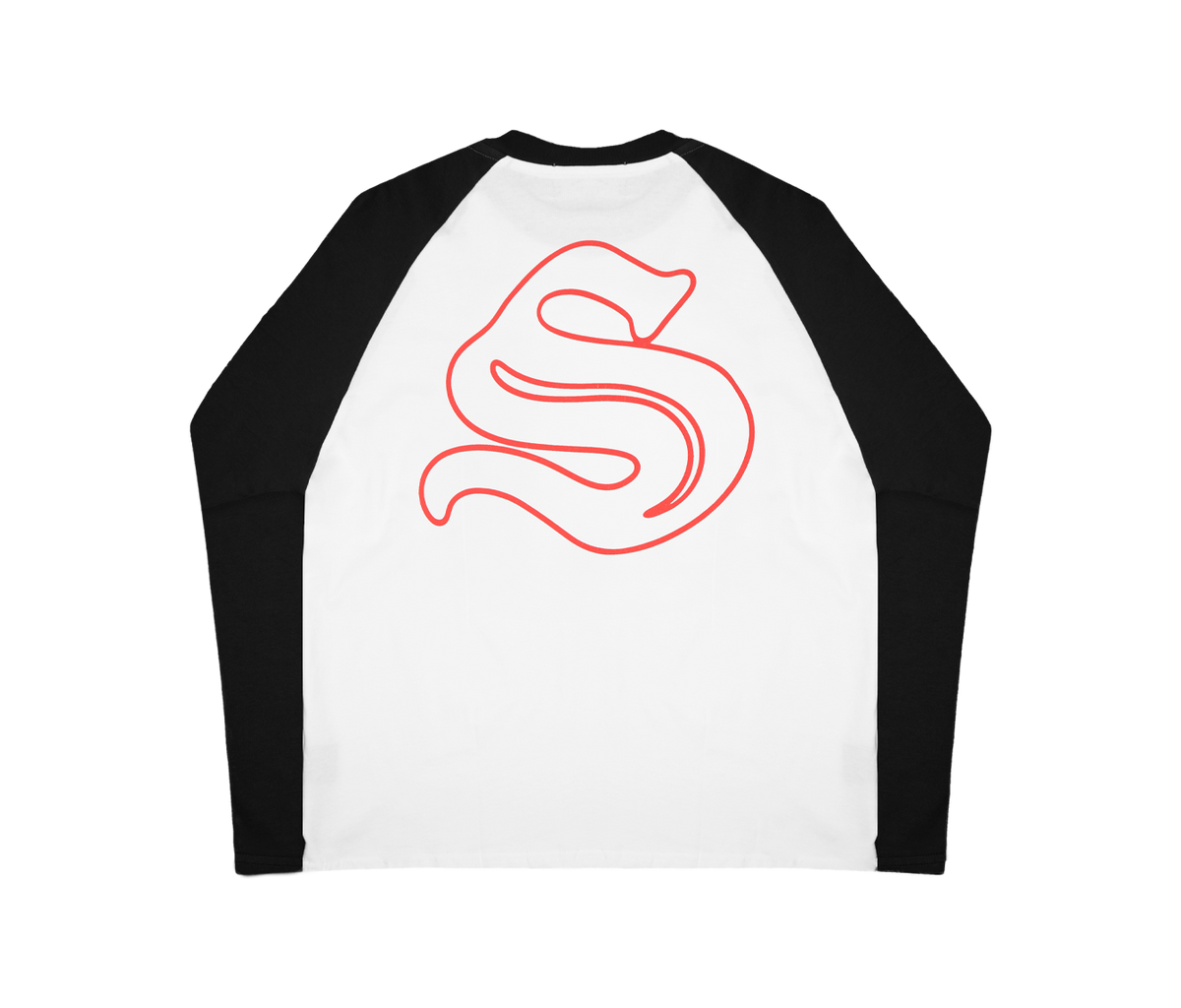 UNIVERSITY RAGLAN LONGSLEEVE (WHITE/BLACK)