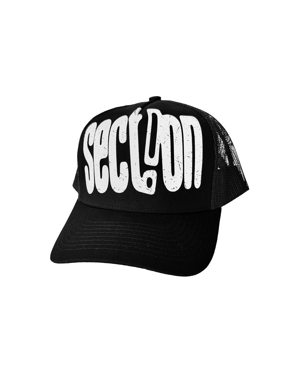 SPLIT TRUCKER HAT