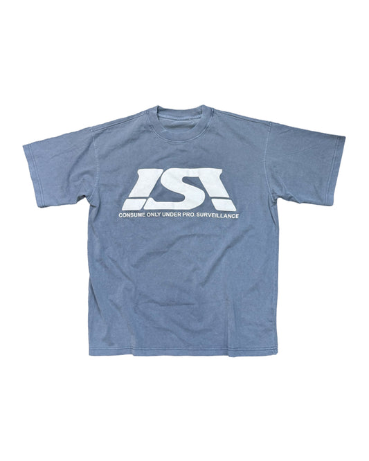 SURVE!LLANCE WASHED TEE (LIGHT BLUE)