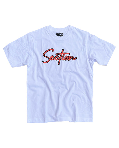 sect!on x AW Tee White