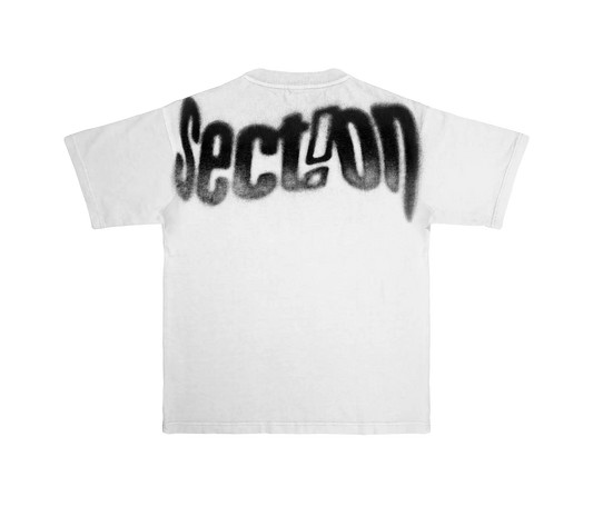MELTED LOGO TEE (WHITE)