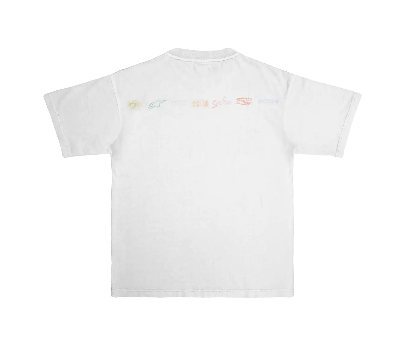 7LOGO TEE (WASHED WHITE)