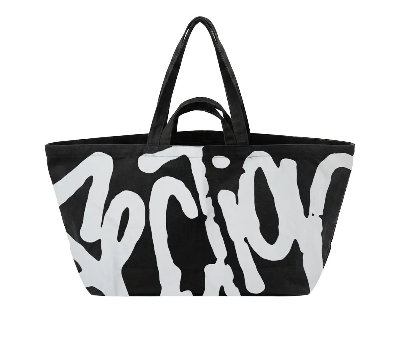 OVERSIZED SCRIPT TOTE BAG
