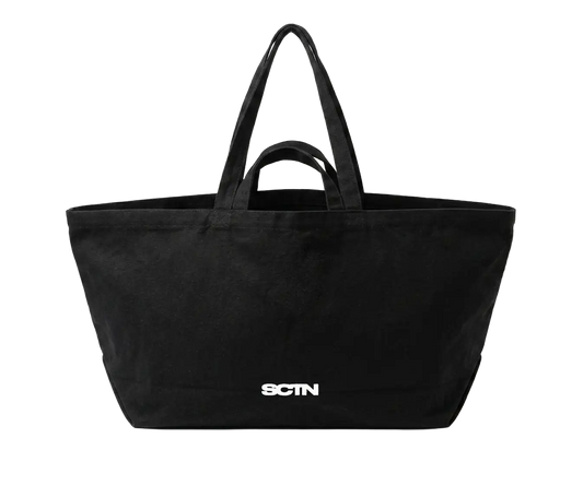 OVERSIZED SCRIPT TOTE BAG
