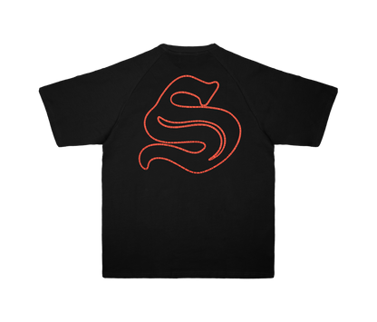 UNIVERSITY RAGLAN TEE (BLACK)