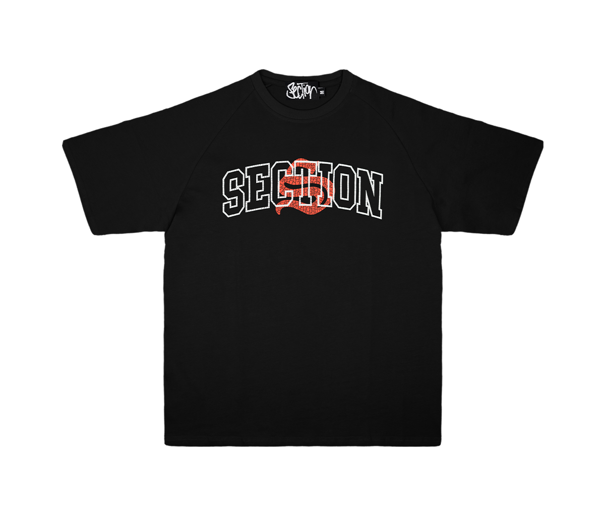 UNIVERSITY RAGLAN TEE (BLACK)