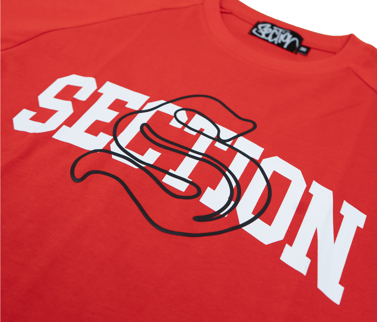 UNIVERSITY RAGLAN TEE (RED)