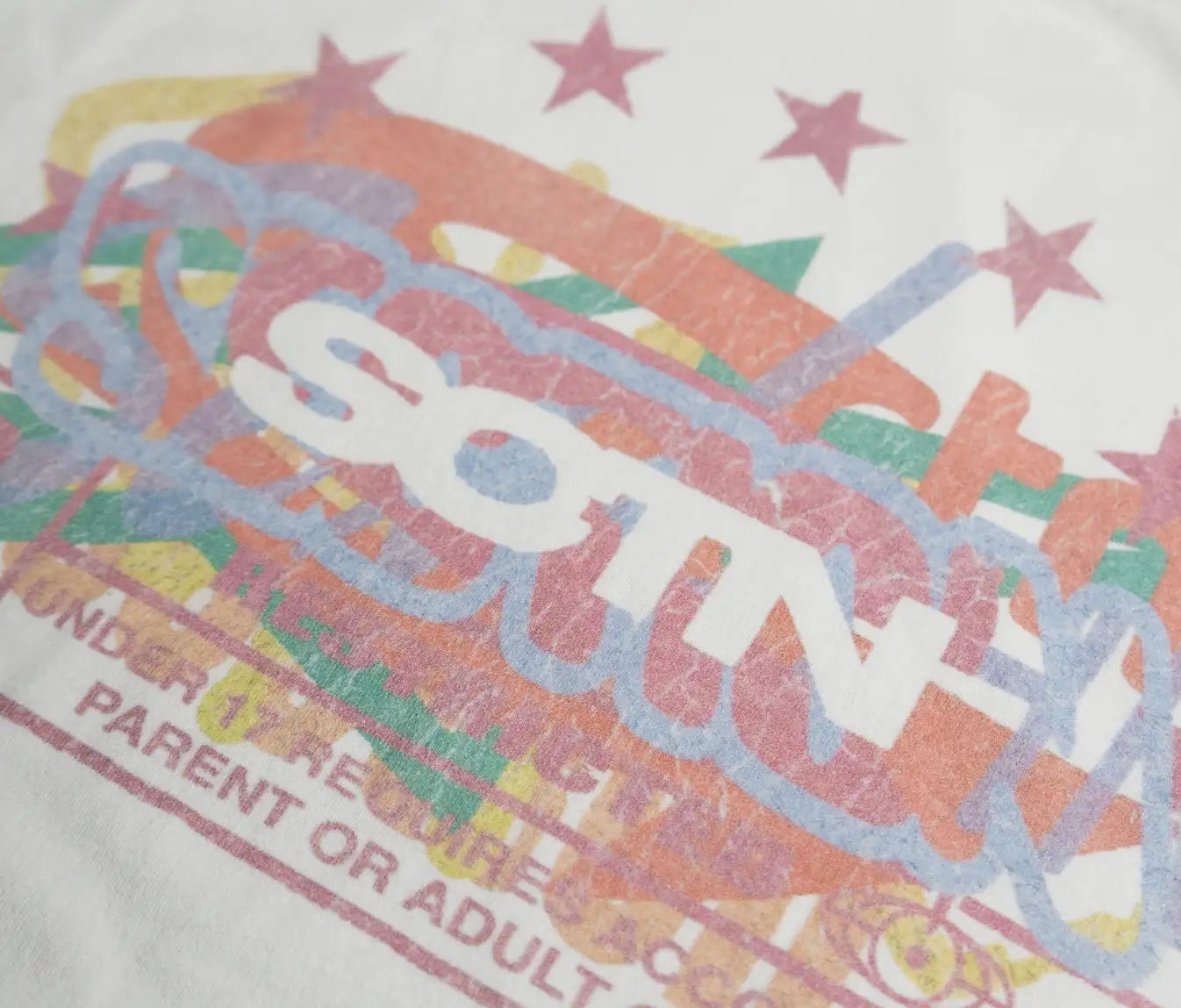 7LOGO TEE (WASHED WHITE)