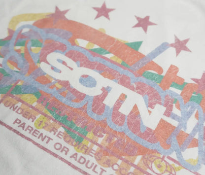 7LOGO TEE (WASHED WHITE)
