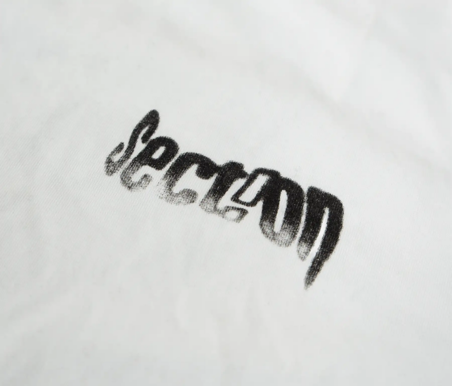 MELTED LOGO TEE (WHITE)