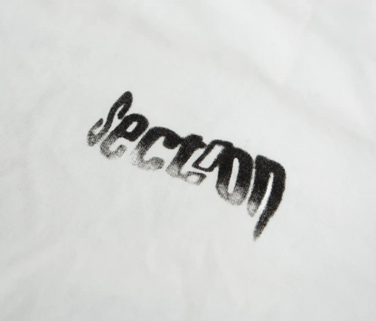 MELTED LOGO TEE (WHITE)
