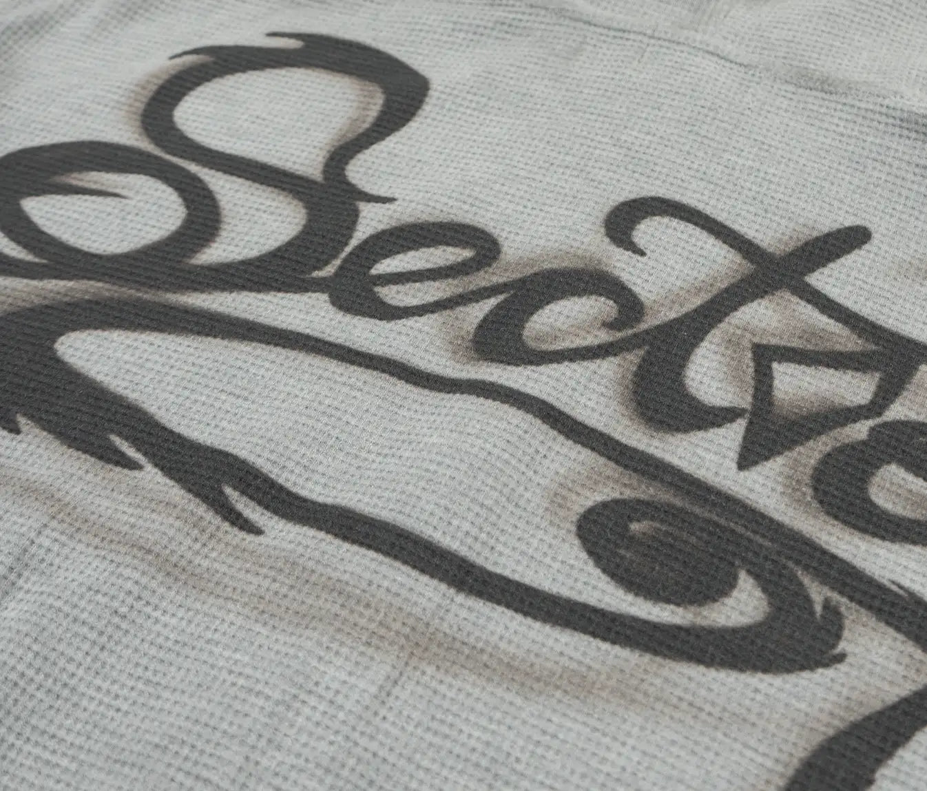 WAFFLE SCRIPT ZIP-UP