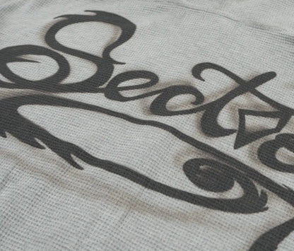 WAFFLE SCRIPT ZIP-UP