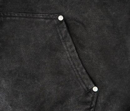 SWORD LOGO ZIP-UP (WASHED BLACK)