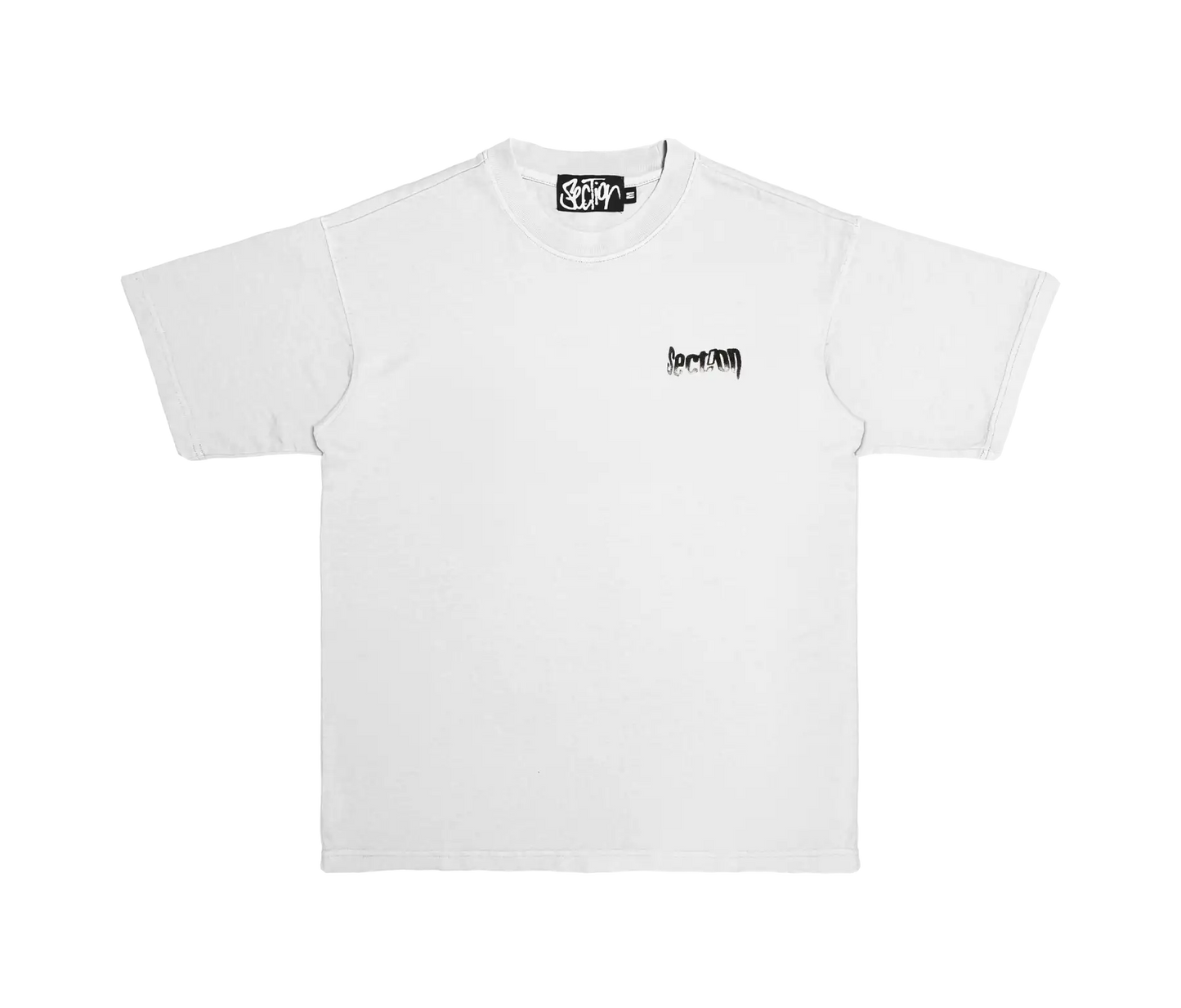 MELTED LOGO TEE (WHITE)