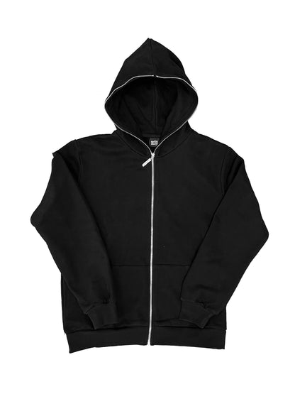 Blank Full-Zip Hoodie (Black) V1