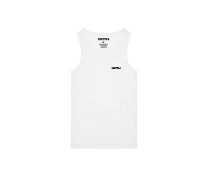 SCTN LOGO TANKTOP BLACK/WHITE