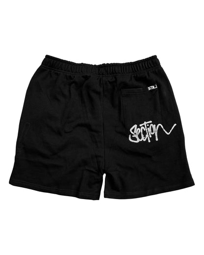 Script Logo Shorts (Black)