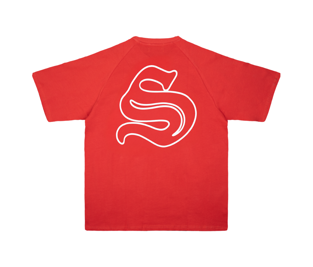 UNIVERSITY RAGLAN TEE (RED)