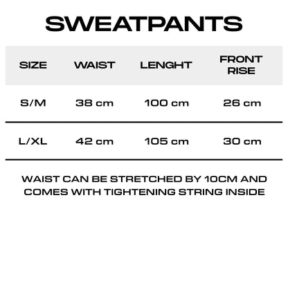 SCRIPT SWEATPANTS by Lexx