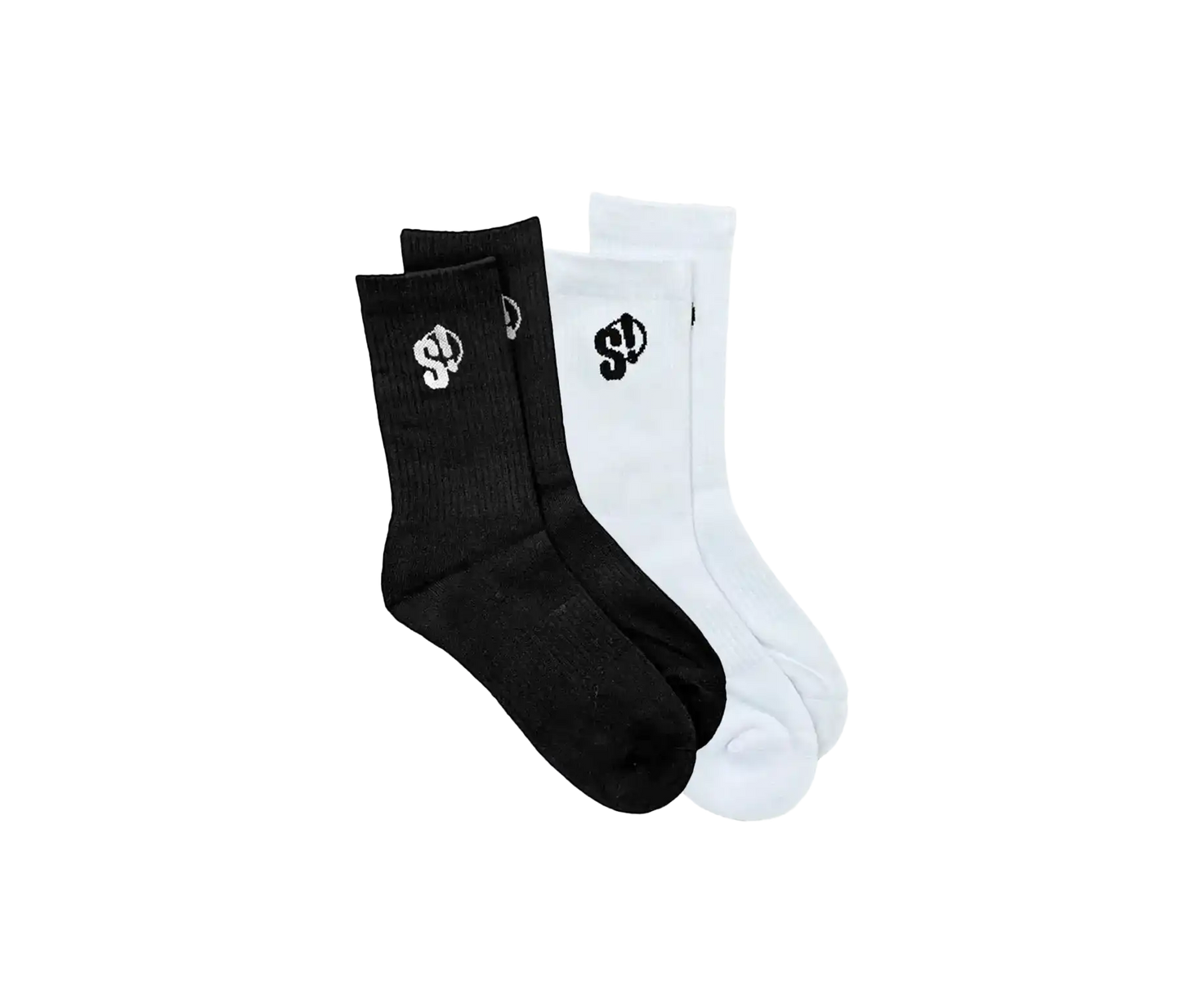 ESSENTIALS SOCKS BLACK/WHITE