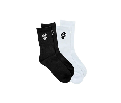 ESSENTIALS SOCKS BLACK/WHITE