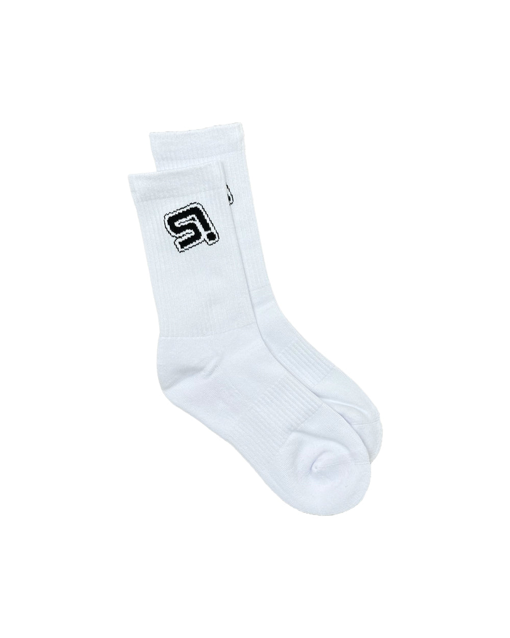 S! LOGO SOCKS WHITE