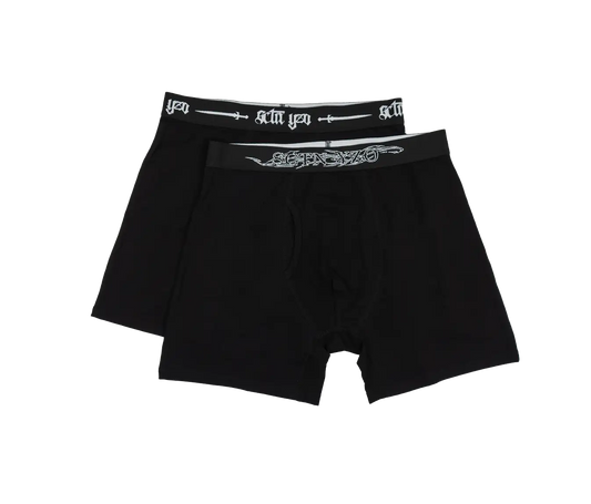 PRESSURE/SWORD LOGO BOXERS (2PACK)