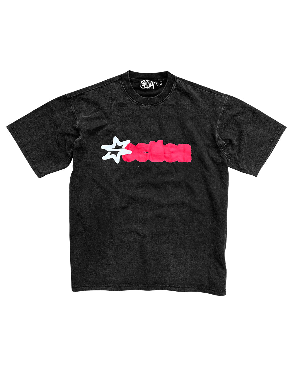 Star Logo Tee (Washed Black)