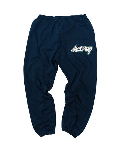 Melted Outline Logo Sweatpants (Navy)