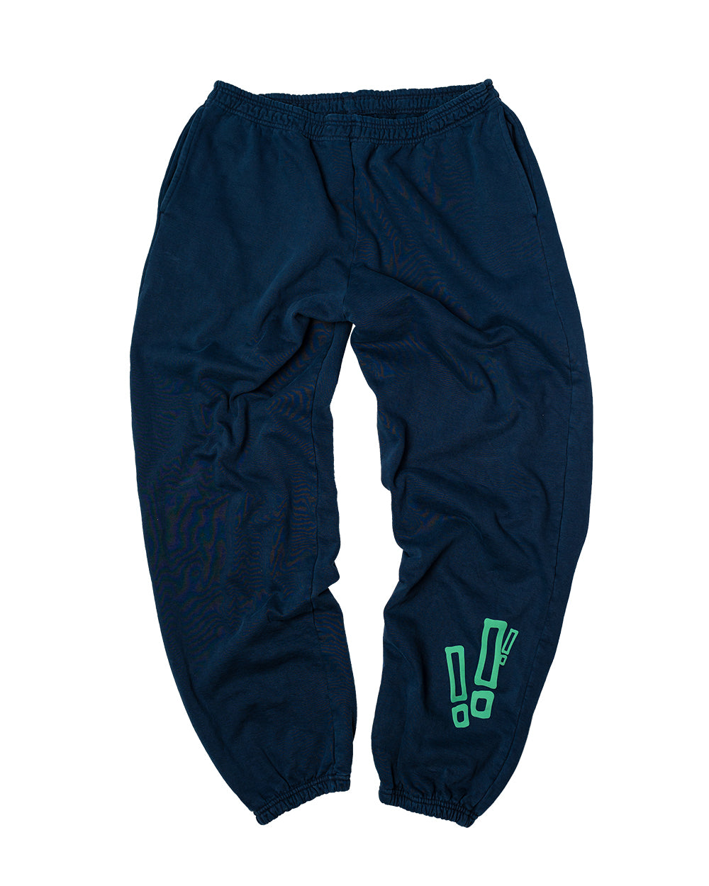 Melted Outline Logo Sweatpants (Navy)