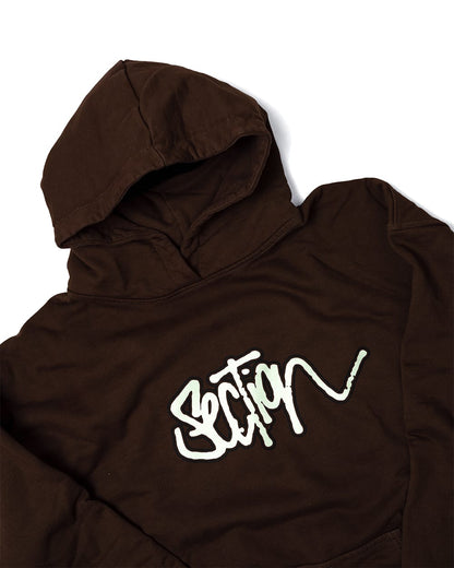 Script Logo Hoodie (Brown)